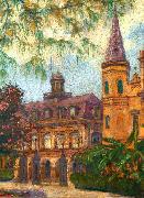 William Woodward Old Cabildo and Gateway to Jackson Square Germany oil painting artist